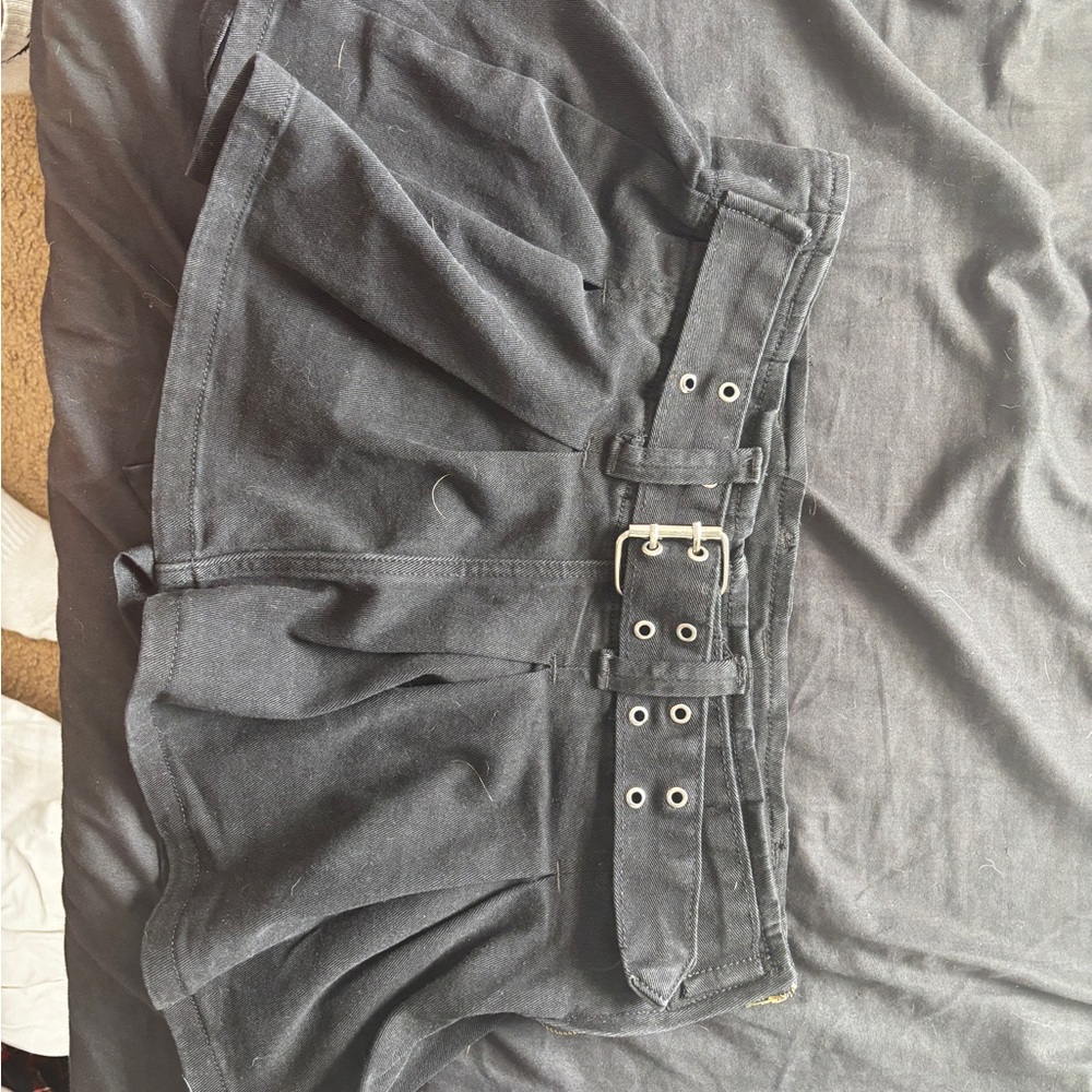 Charlotte Russe Black Belted Shorts